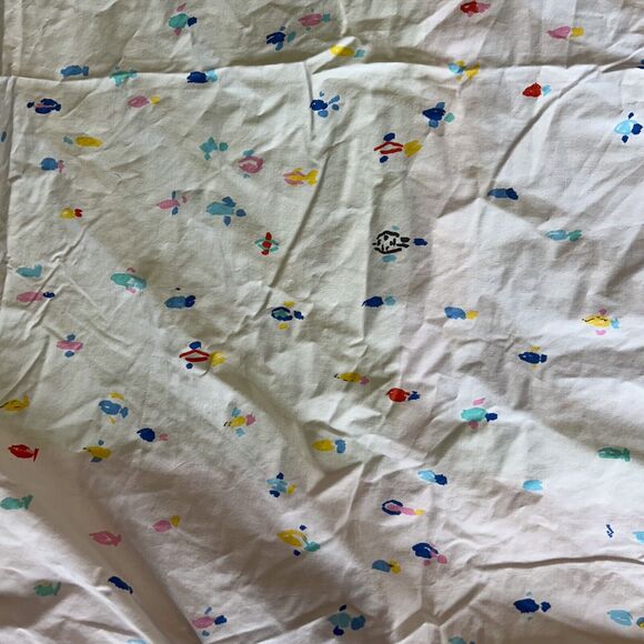 Ken‎ Done Duvet Doona Cover 80s 90s Queen Size Parrots & Fish Colorful Tropical - Picture 10 of 14